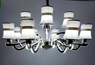 CHANDELIER LED P8013-12 with REMOTE CONTROL - A. Ally & Sons