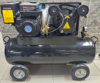 AIR COMPRESSOR BETA STAR 20GAL TANK HORIZONTAL 6.5HP GAS ENGINE GE200 - A. Ally & Sons