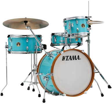 DRUM SET TAMA LJK48SAQB CLUB JAM 4PCS AQUA BLUE - A. Ally & Sons