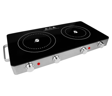 HOT PLATE 2 BURNER BRENTWOOD TS-382 INFRARED 1800W - A. Ally & Sons