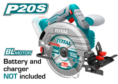 SAW CIRCULAR TOTAL TSLI1651 CORDLESS LITHIUM-ION 20V - A. Ally & Sons