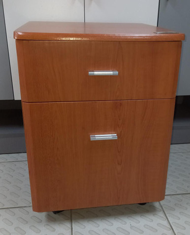 FILE CABINET ILLUSION CPT1010 WITH WHEELS 2 DRAWER - A. Ally & Sons