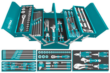 TOOL SET CHEST 59PCS TOTAL THTCS12591 - A. Ally & Sons