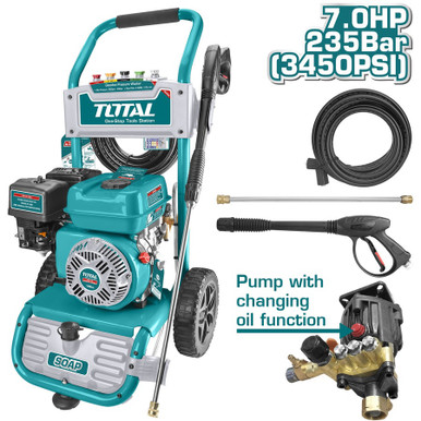 PRESSURE WASHER TOTAL TGT250206 GAS 3450PSI - A. Ally & Sons