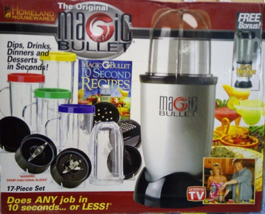 BLENDER MIXER MAGIC BULLET17PCS 110V HOMELAN - A. Ally & Sons