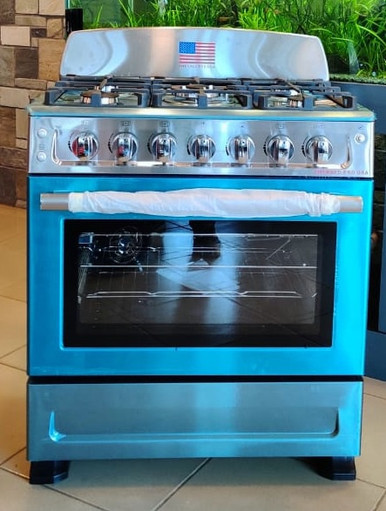 STOVE 5 BURNER EMERALD 30" NORMAL STAINLESS STEEL - A. Ally & Sons