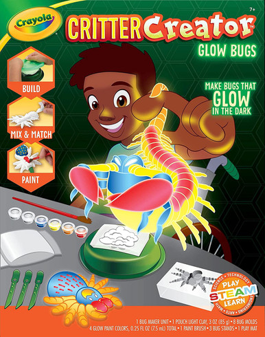 Toy Crayola Glow in The Dark Clay Art Kit - A. Ally & Sons