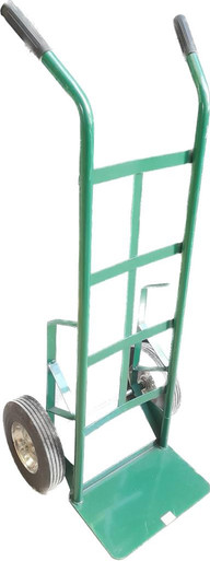 HAND TRUCK SACO #04-FR-21138 SOLID WHEEL GREEN - A. Ally & Sons