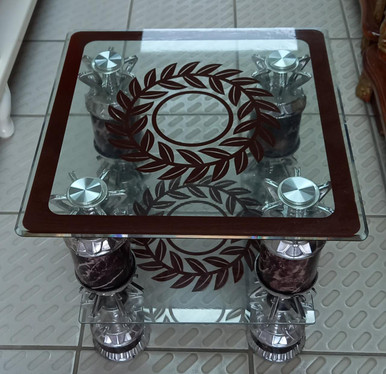 GLASS TABLE H0406 - A. Ally & Sons