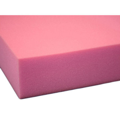 MATTRESS 2" FOAM SHEET PINK UNCOVERED - A. Ally & Sons