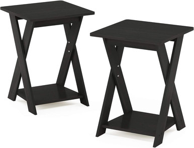 End Table Set of 2 Modern Expresso - A. Ally & Sons