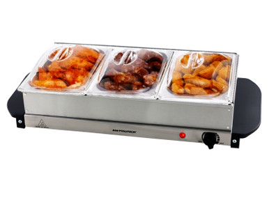 BUFFET SERVER TRIPPLE PREMIER ED-7406 2IN1 WARMING TRAY ELECTRIC - A. Ally & Sons