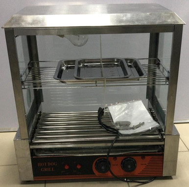 HOT DOG GRILL MACHINE ICHG-7B IR-HG7B 110V 1.05KW 60HZ FOOD WARMER - A. Ally & Sons