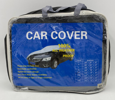 CAR COVER XXL 210" X 70" X 47" YR2208-1709C 100% ALL WEATHER PROOF - A. Ally & Sons