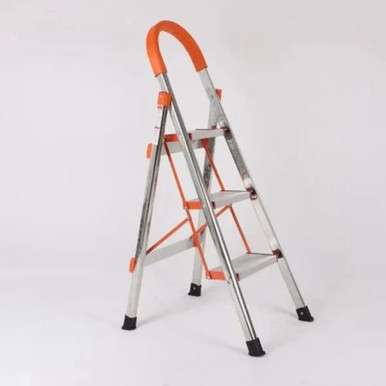 LADDER 3 STEP YW2302-1001 ORANGE - A. Ally & Sons