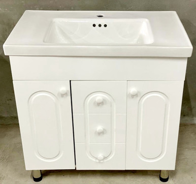 BATHROOM CABINET #TS23-800 WITH SQUARE SINK 800X490MM - A. Ally & Sons