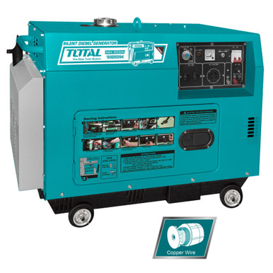 GENERATOR TOTAL 5500W UTP250001 SILENT DIESE - A. Ally & Sons