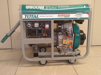 GENERATOR TOTAL UTP450001 5500W 5000W DIESEL - A. Ally & Sons