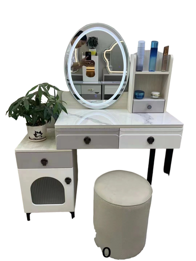 DRESSER 755 WITH MIRROR & SEAT - A. Ally & Sons