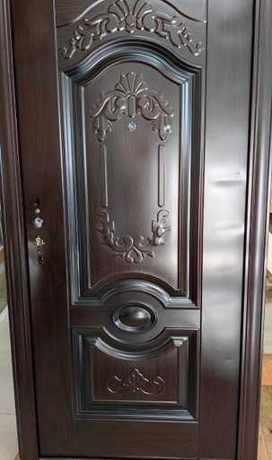 DOOR METAL SINGLE BROWN 2050X960X50MM GYN-01 - A. Ally & Sons